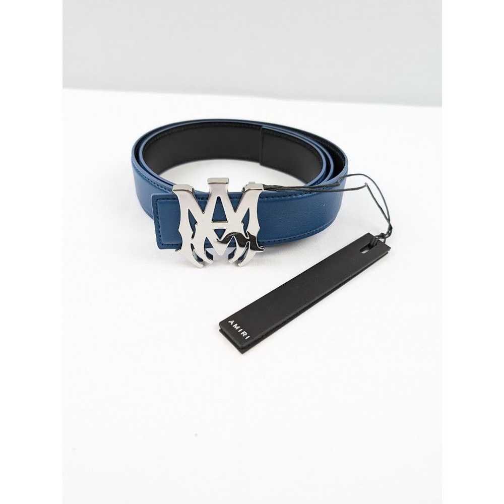 Amiri o1rshd1 Q:11 / Size: 85 / Nappa Belt in Blue - image 1