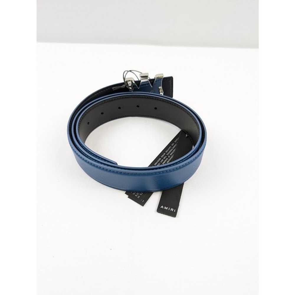 Amiri o1rshd1 Q:11 / Size: 85 / Nappa Belt in Blue - image 8