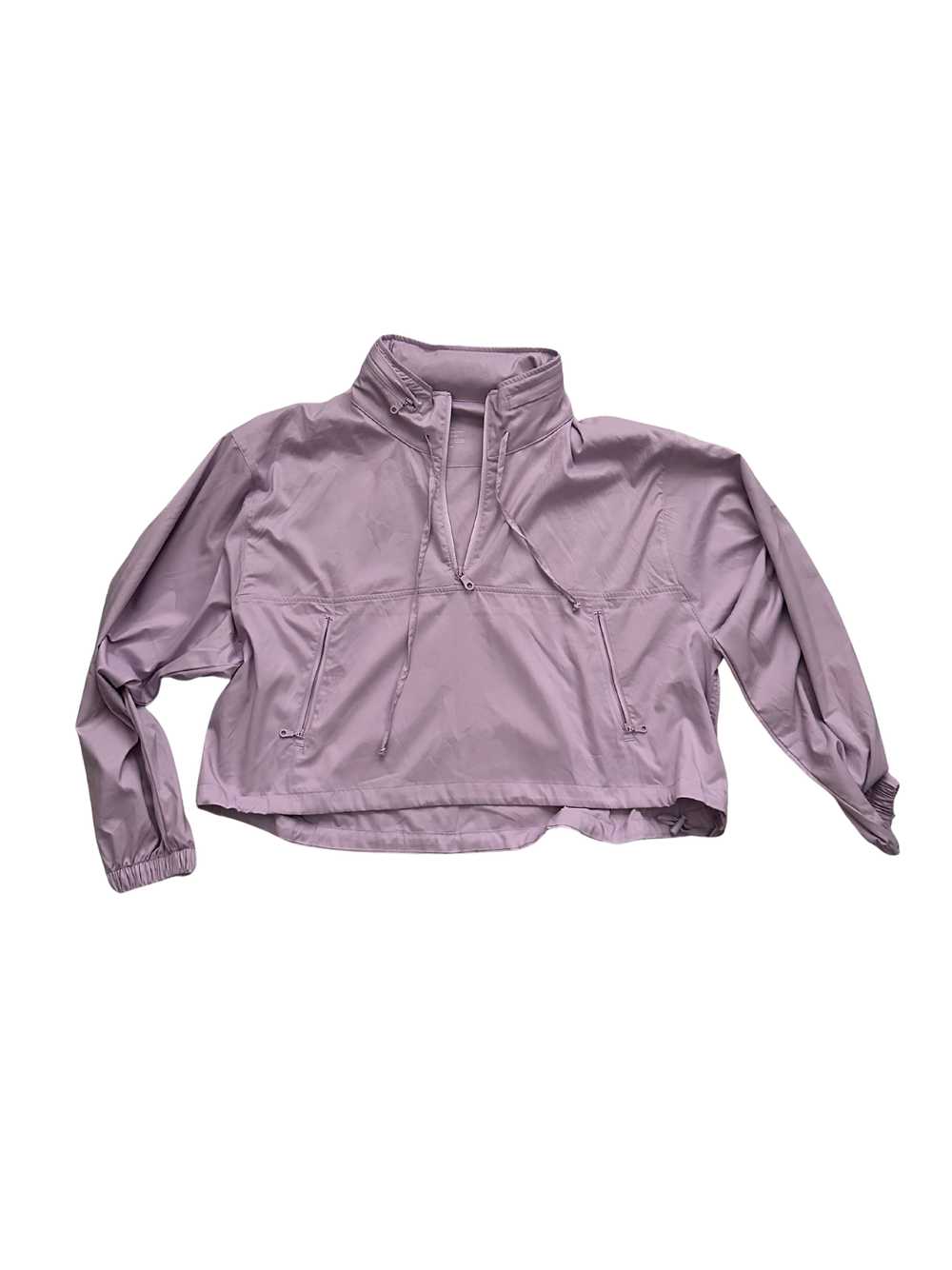 Girlfriend Collective Lilac Huddle Half-Zip Windb… - image 7