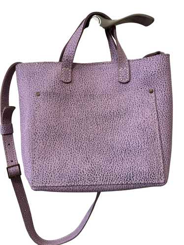 Portland Leather Mini Lilac Zippered Crossbody NEW