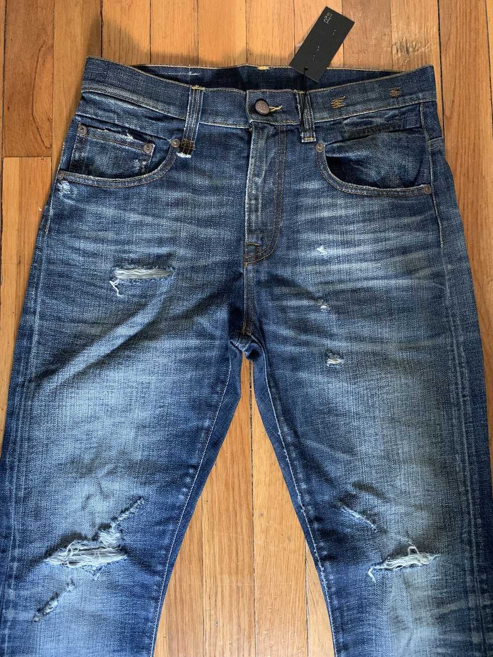 R13 $600+ Boy jeans, ripped, distressed, Italy, J… - image 2