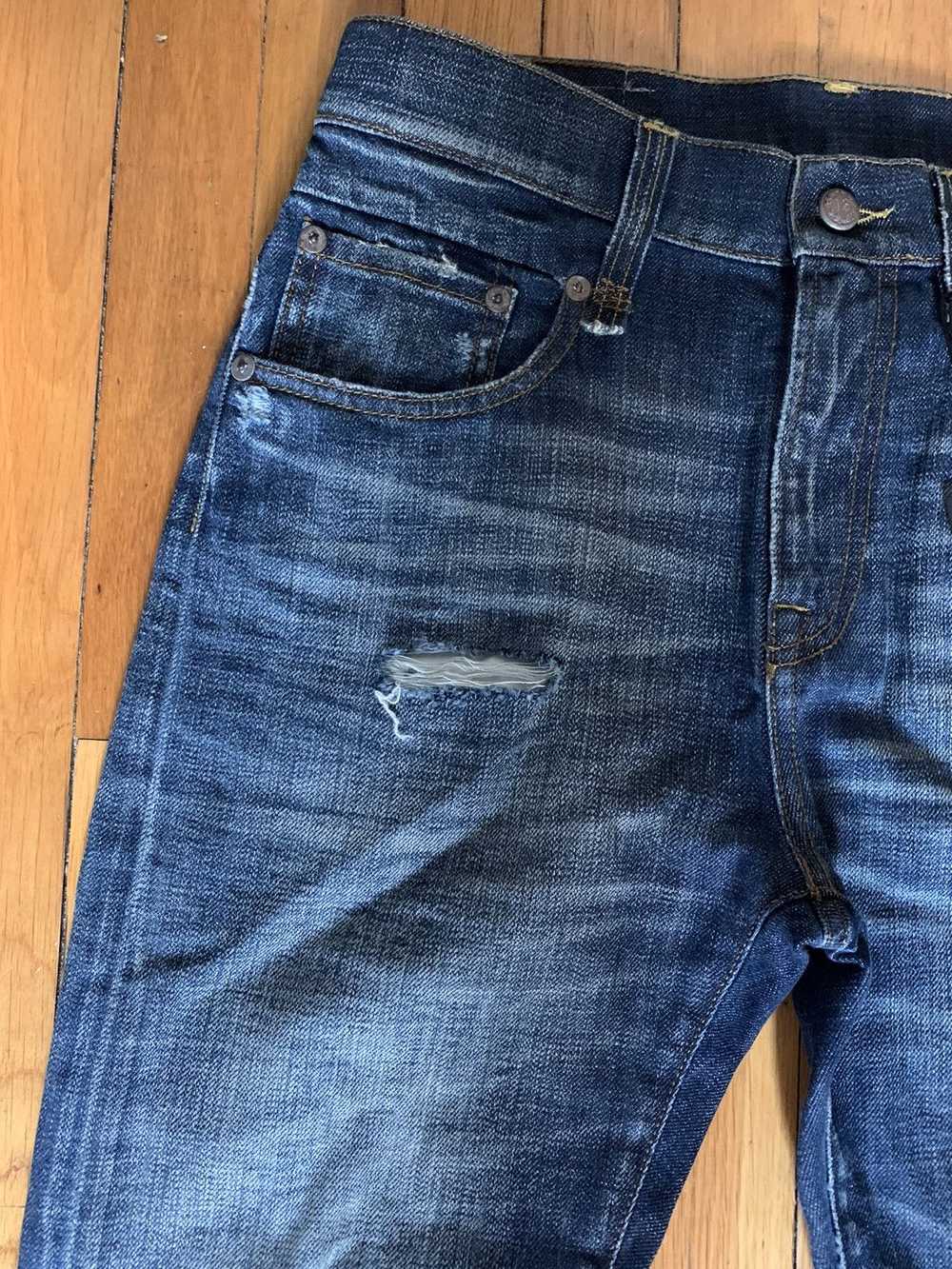 R13 $600+ Boy jeans, ripped, distressed, Italy, J… - image 5