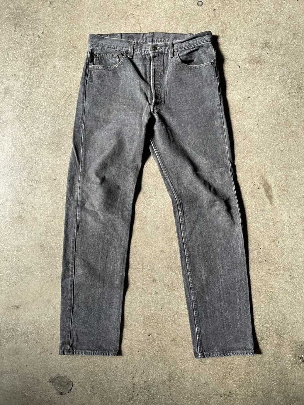 Levi's × Vintage Vintage Levi’s 501 USA charcoal/… - image 1