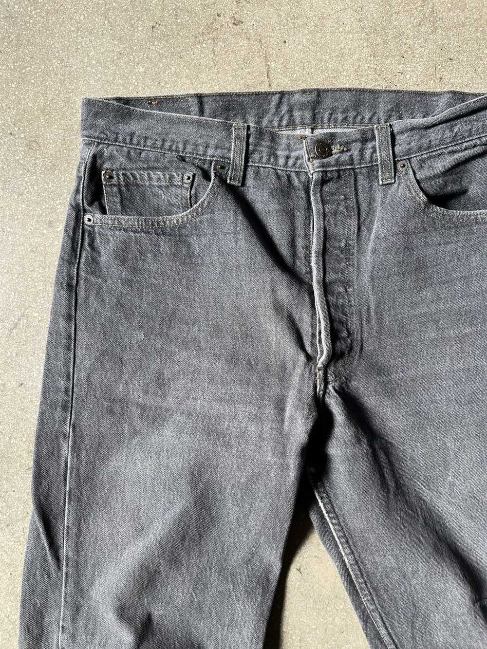 Levi's × Vintage Vintage Levi’s 501 USA charcoal/… - image 3