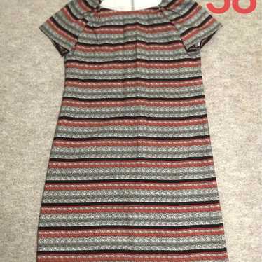 ELLE Striped Short Sleeve Dress Size 38