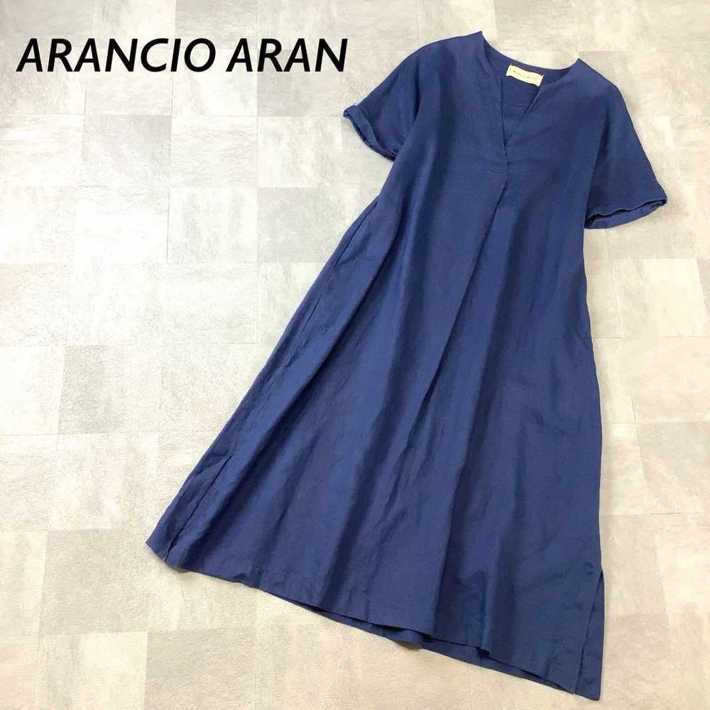 【Refreshing 100% Linen】ARANICIO ARAN Keyneck One-… - image 1