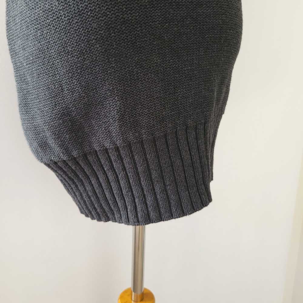 Athleta Tisbury Tunic Sweater Gray Cowl Neck Cabl… - image 8