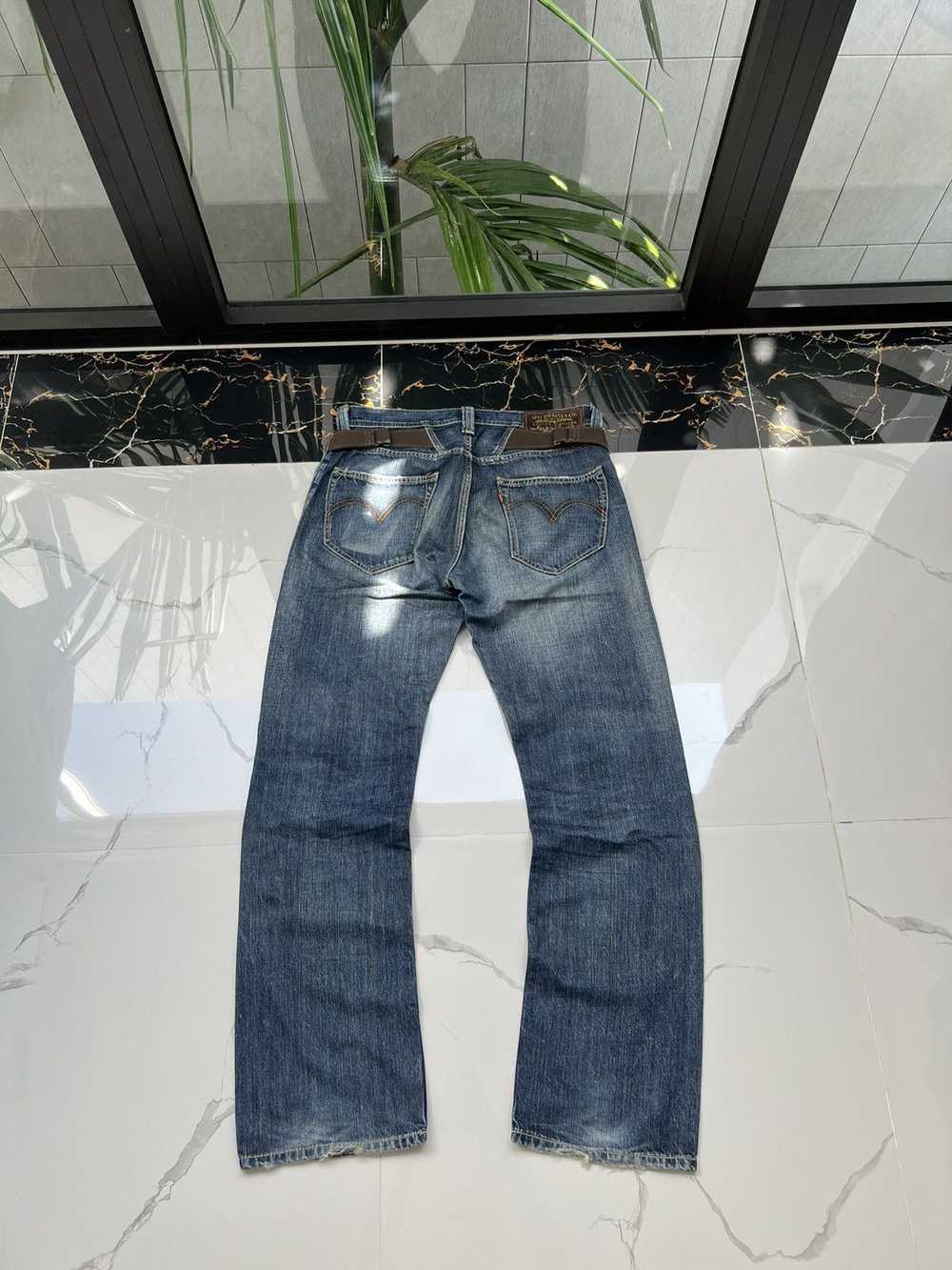 Levi's × Streetwear × Vintage 90s Levis Leather P… - image 1