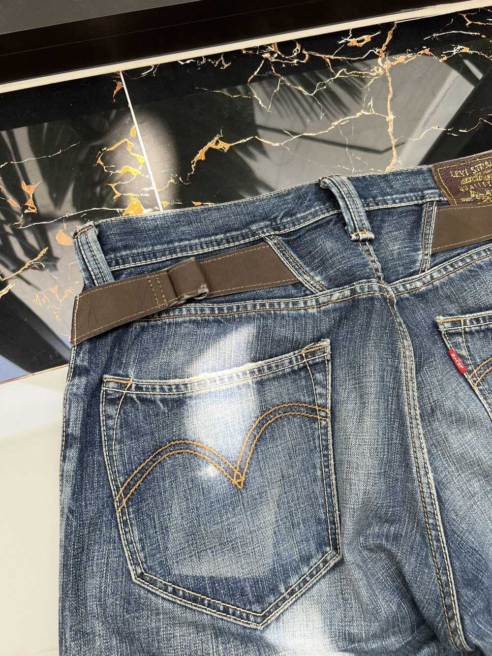 Levi's × Streetwear × Vintage 90s Levis Leather P… - image 7