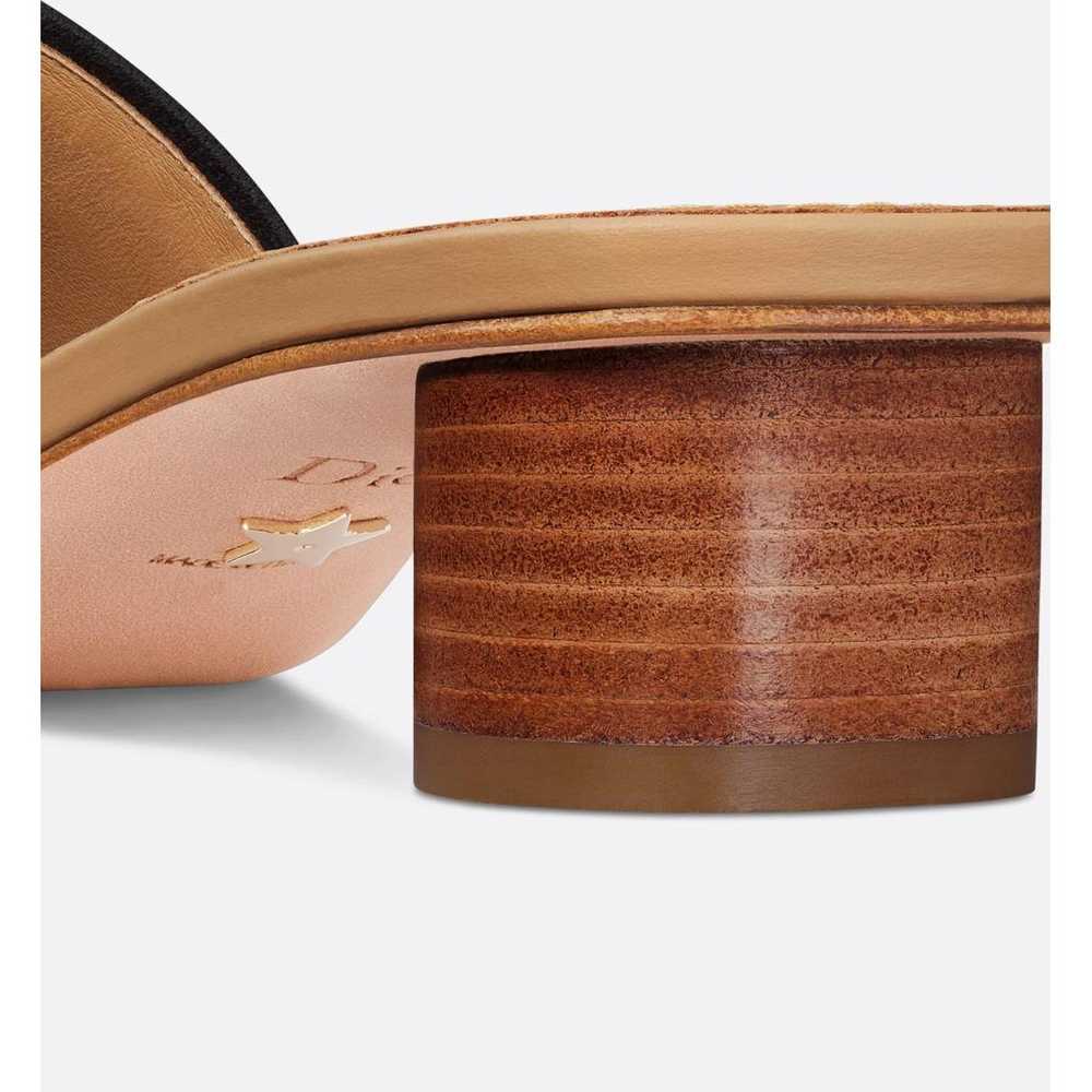 Dior Dway leather mules - image 5