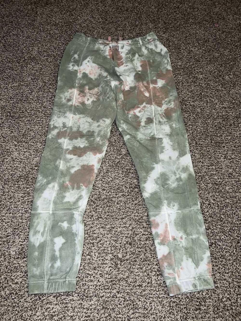 Nike Nike Dry Fit Pants Green Brown Tye Dye Size … - image 3