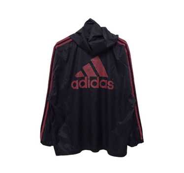 Adidas × Vintage × Windbreaker Vintage Adidas Hoo… - image 1