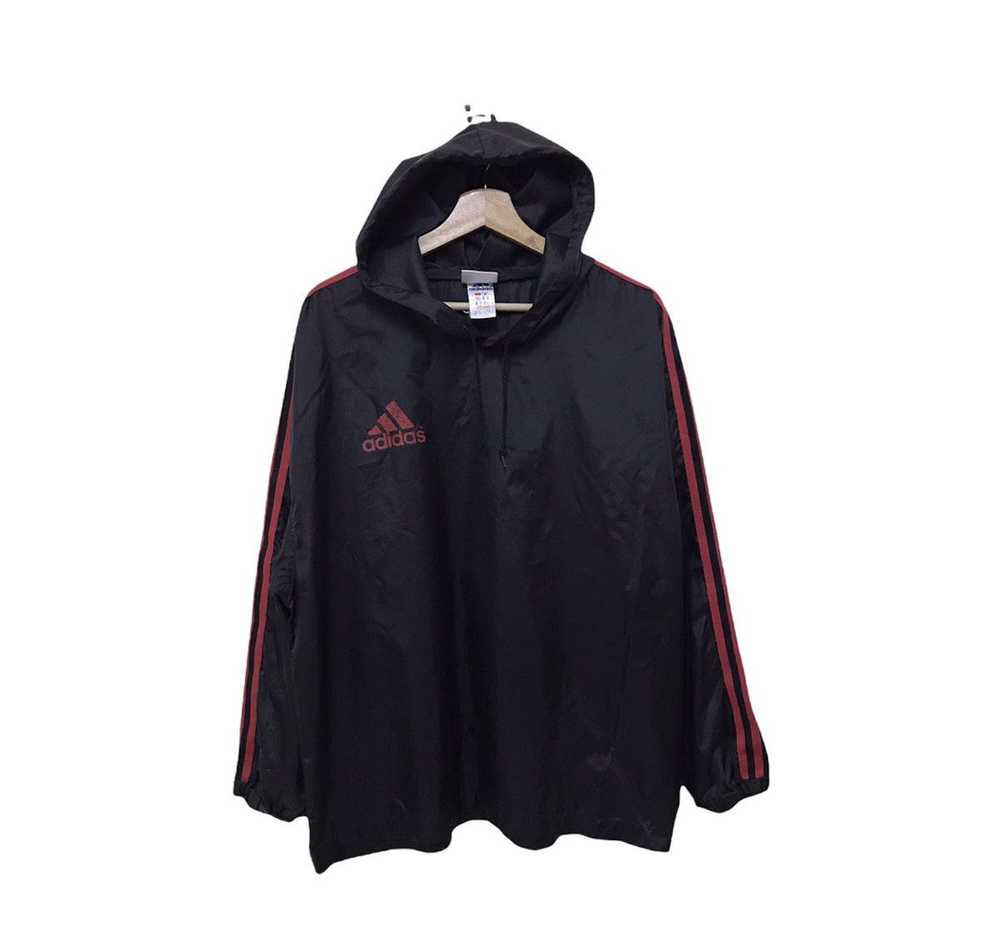 Adidas × Vintage × Windbreaker Vintage Adidas Hoo… - image 3