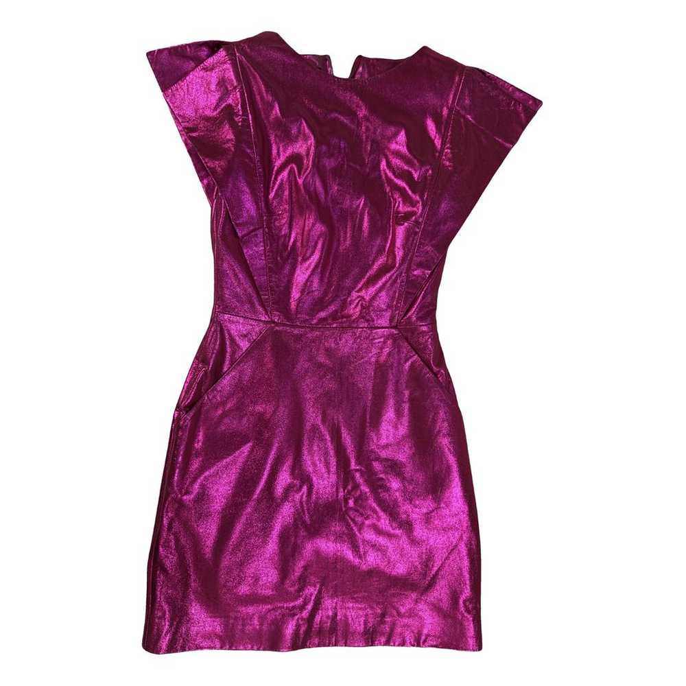 Moschino Leather mini dress - image 1