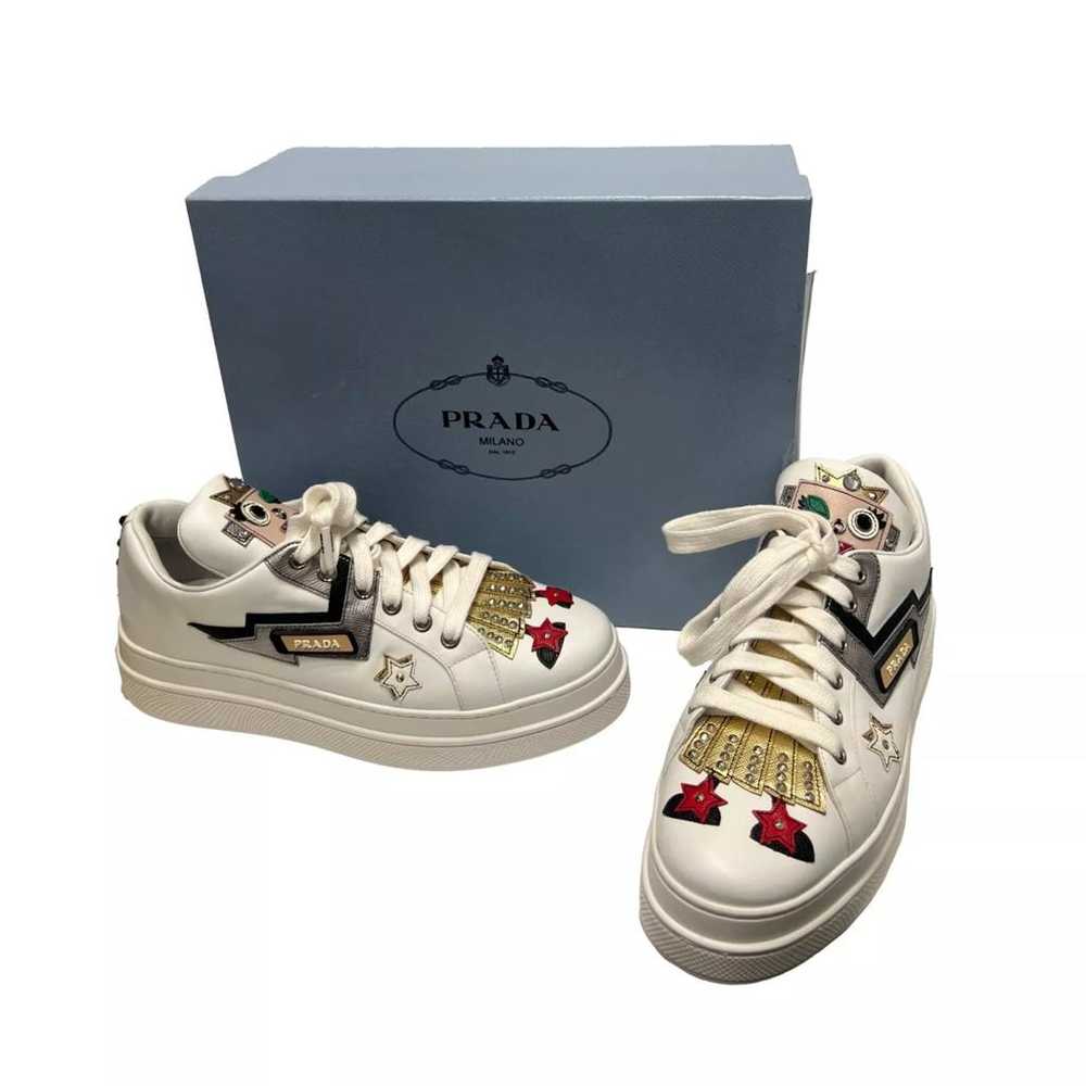 Prada Leather trainers - image 3