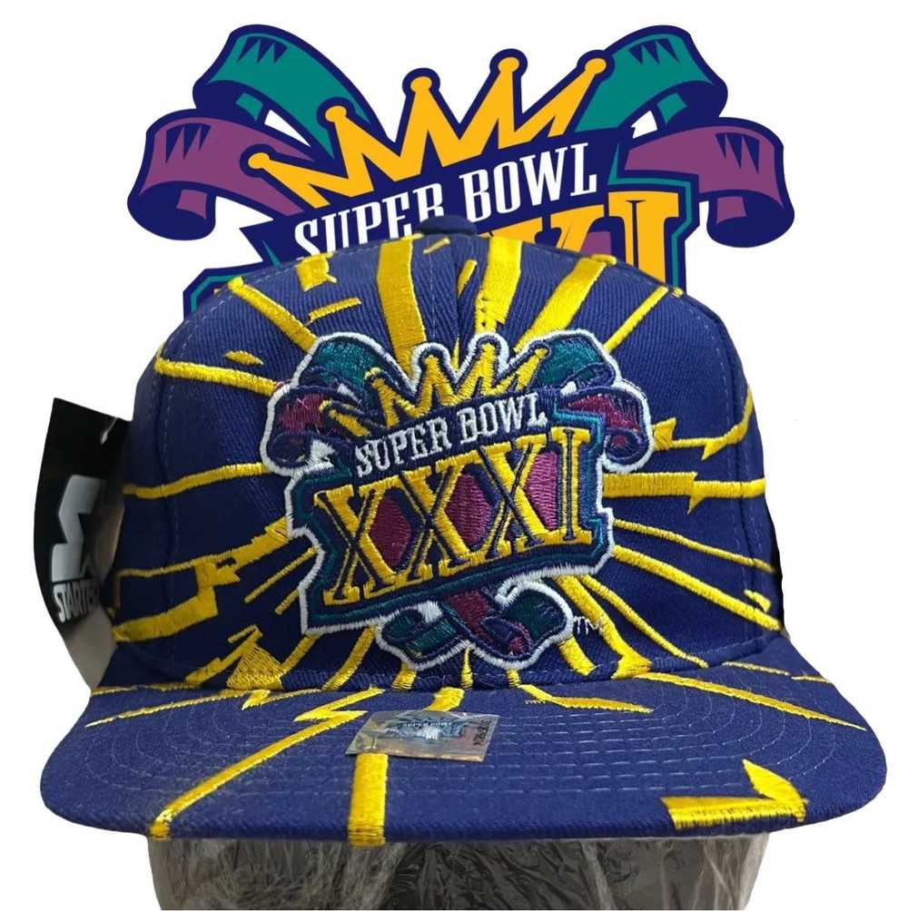 Hat × Starter × Vintage Super Bowl XXXI Collision… - image 1