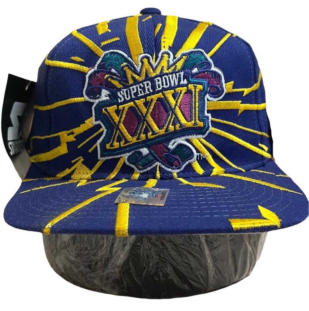 Hat × Starter × Vintage Super Bowl XXXI Collision… - image 2