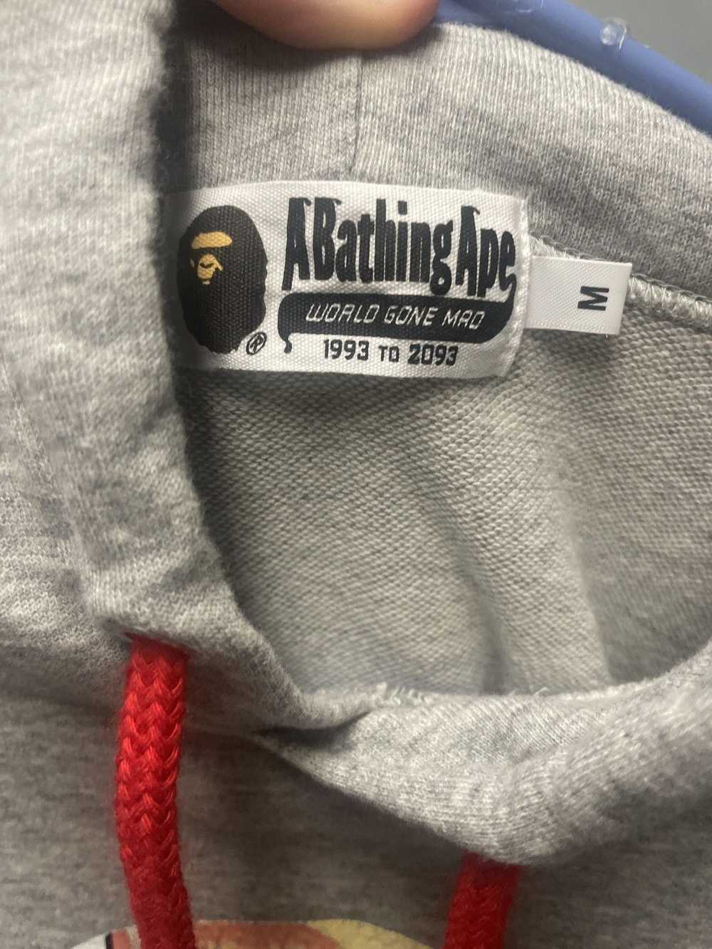 Bape Bape x Pingu Ape Face Logo Pullover Hoodie - image 5