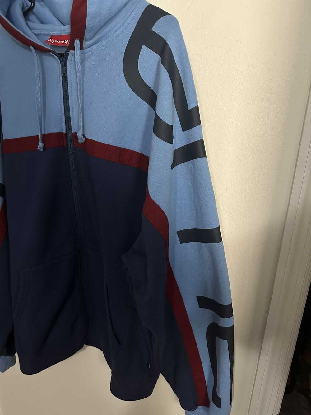 Supreme Supreme Big Logo Paneled Zip Up - image 3