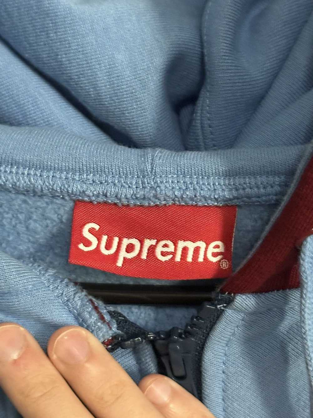 Supreme Supreme Big Logo Paneled Zip Up - image 7