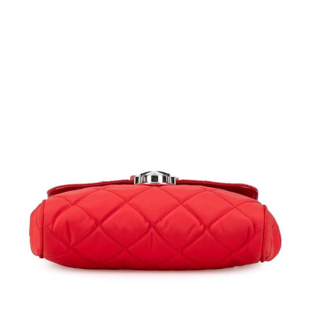 Prada Prada quilted chain shoulder bag in red nyl… - image 3