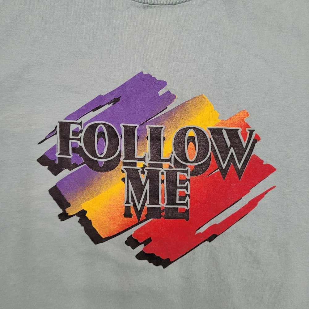 Fruit Of The Loom Vintage 90s Christian Shirt M/L… - image 8