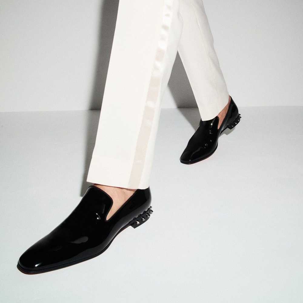 Christian Louboutin Marquees Flat Patent Leather - image 6