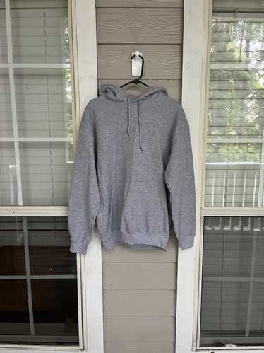 Blank × Gildan × Vintage Vintage Blank Grey Hoodie