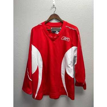 Ccm Reebok Hockey NHL CCM Red Long Sleeve Jersey … - image 1