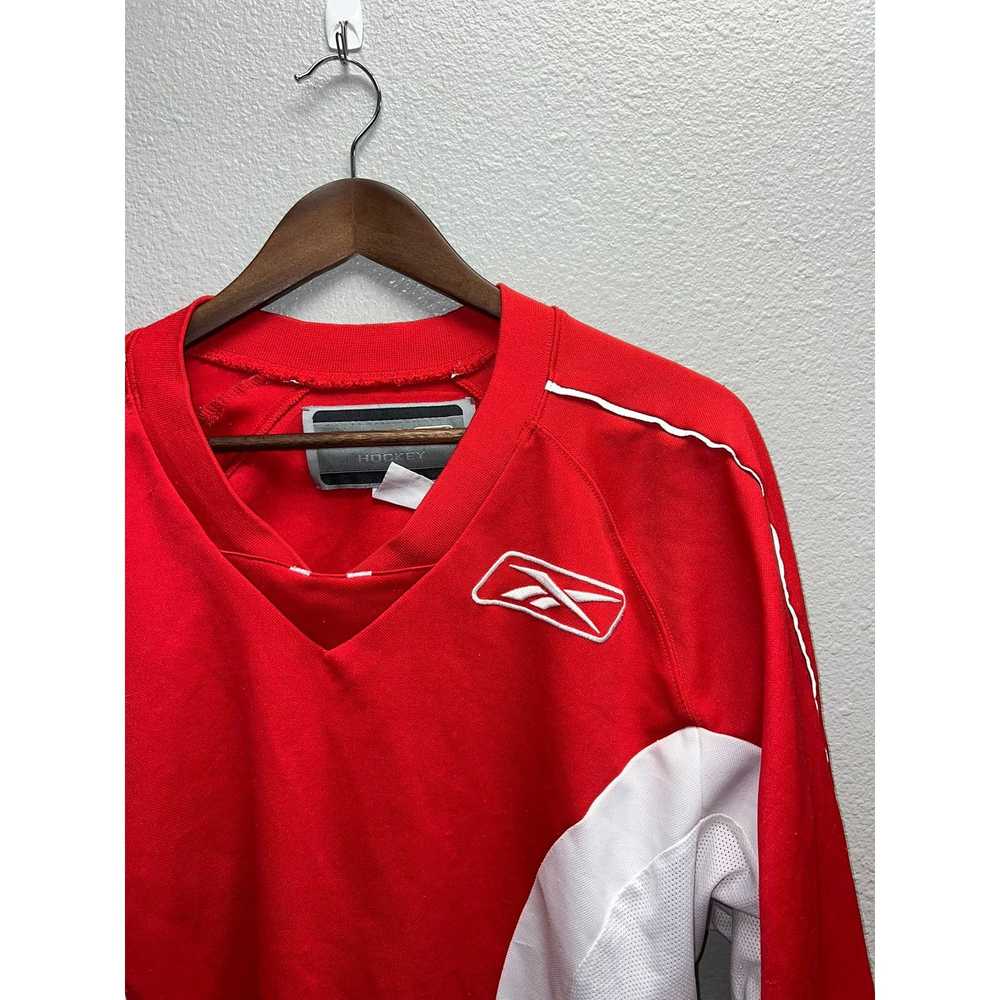 Ccm Reebok Hockey NHL CCM Red Long Sleeve Jersey … - image 2