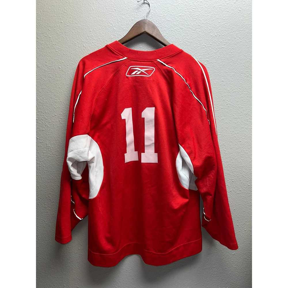 Ccm Reebok Hockey NHL CCM Red Long Sleeve Jersey … - image 7