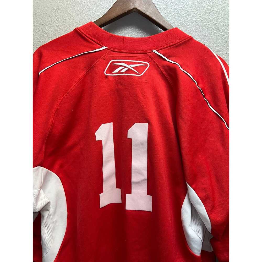 Ccm Reebok Hockey NHL CCM Red Long Sleeve Jersey … - image 8