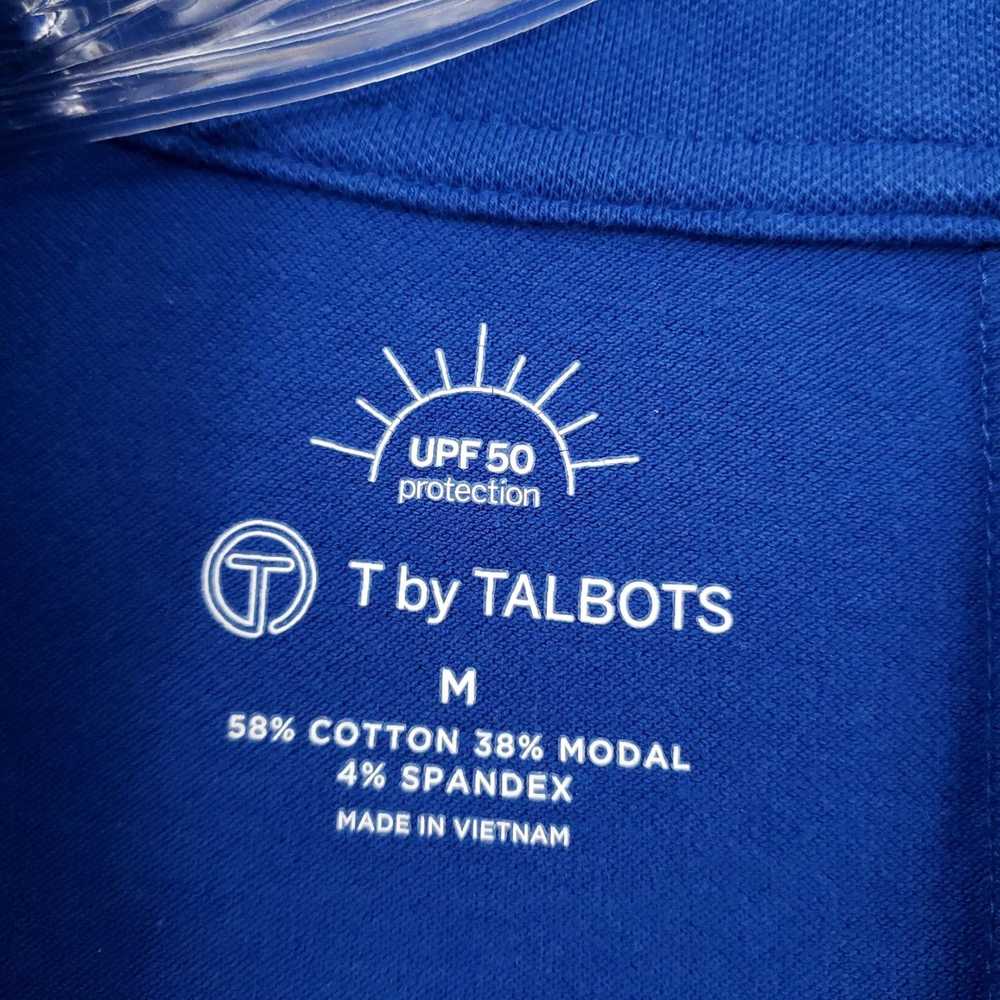 Talbots Modern Fit Blue Polo V Neck A Line UPF 50… - image 6