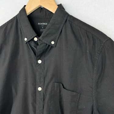 Bonobos Mens Slim Fit Oxford Shirt in Black Cotto… - image 1