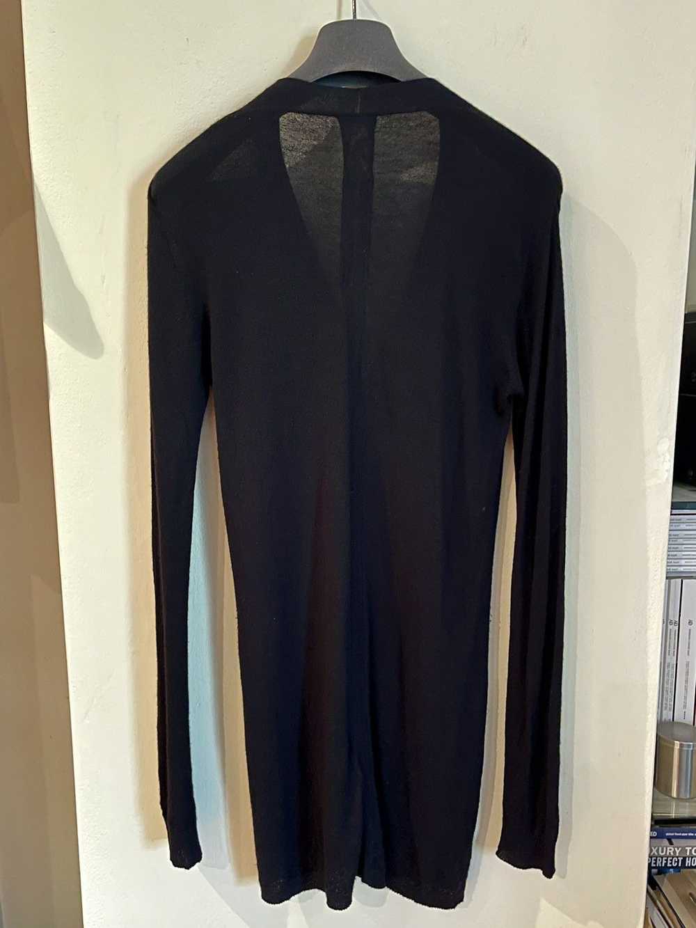 Rick Owens Black Cardigan - image 3