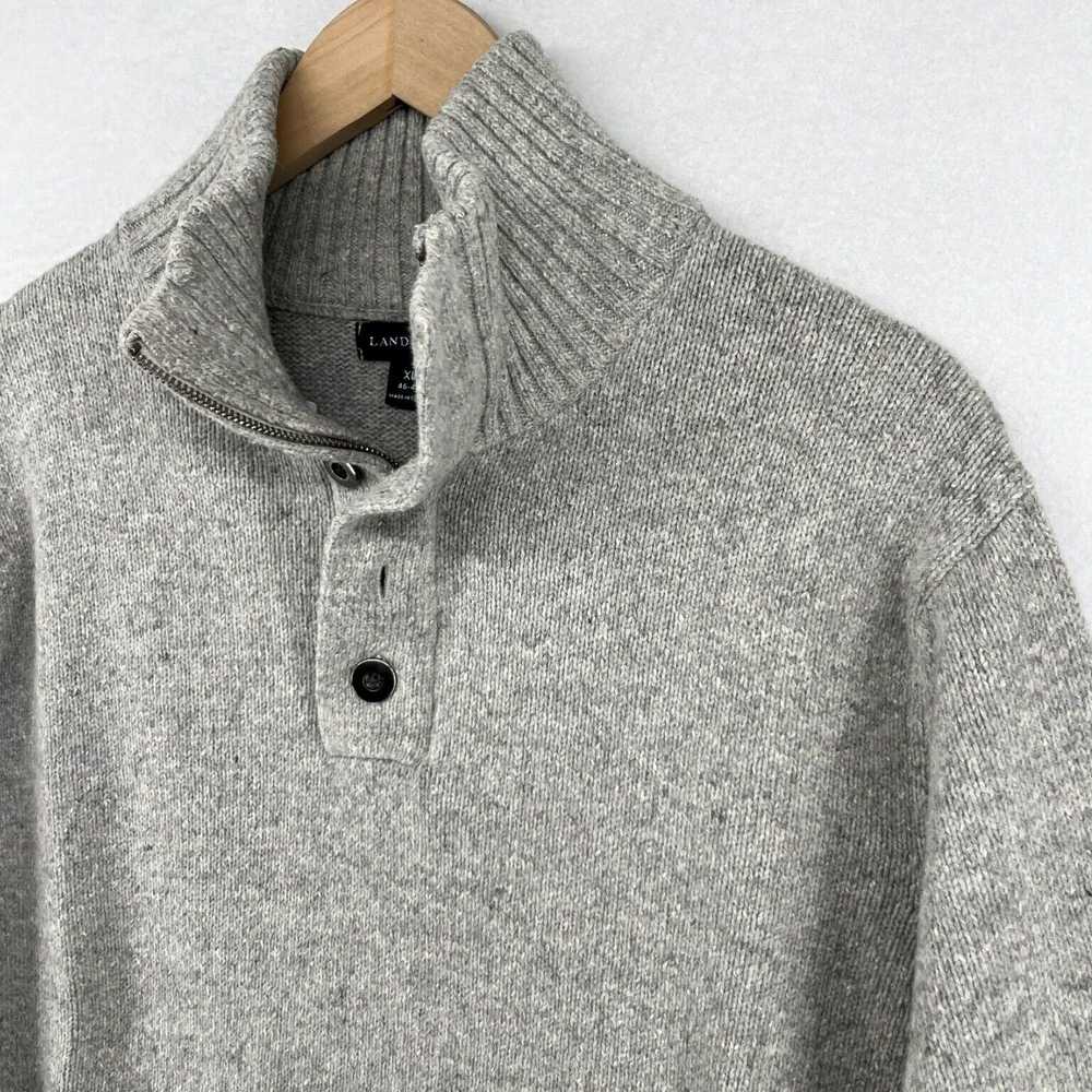 Vintage Mens Size XL 46-48 LANDS END Merino Wool … - image 2