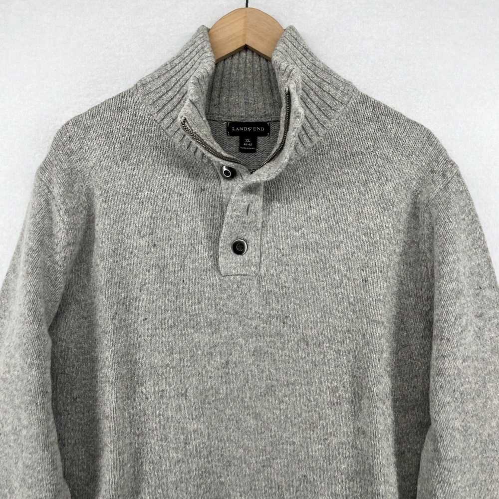 Vintage Mens Size XL 46-48 LANDS END Merino Wool … - image 4