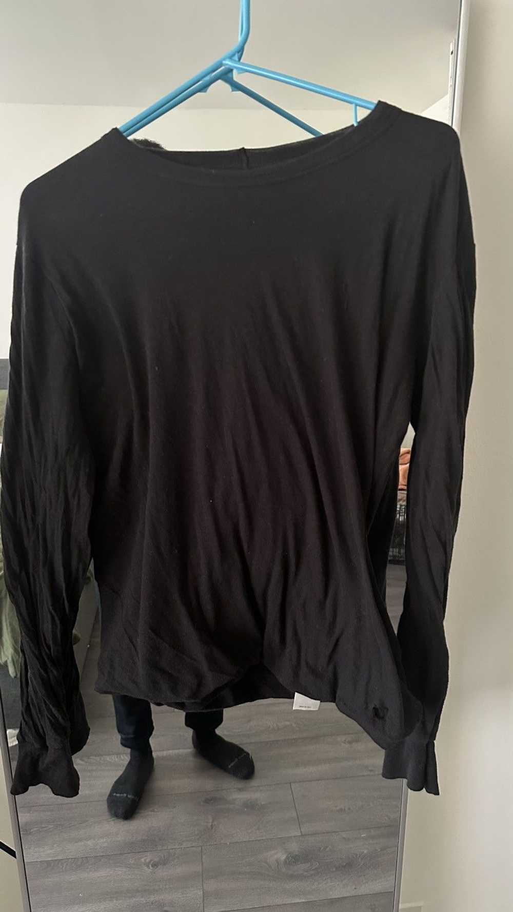 Rick Owens Black Double Unstable T-Shirt - image 2