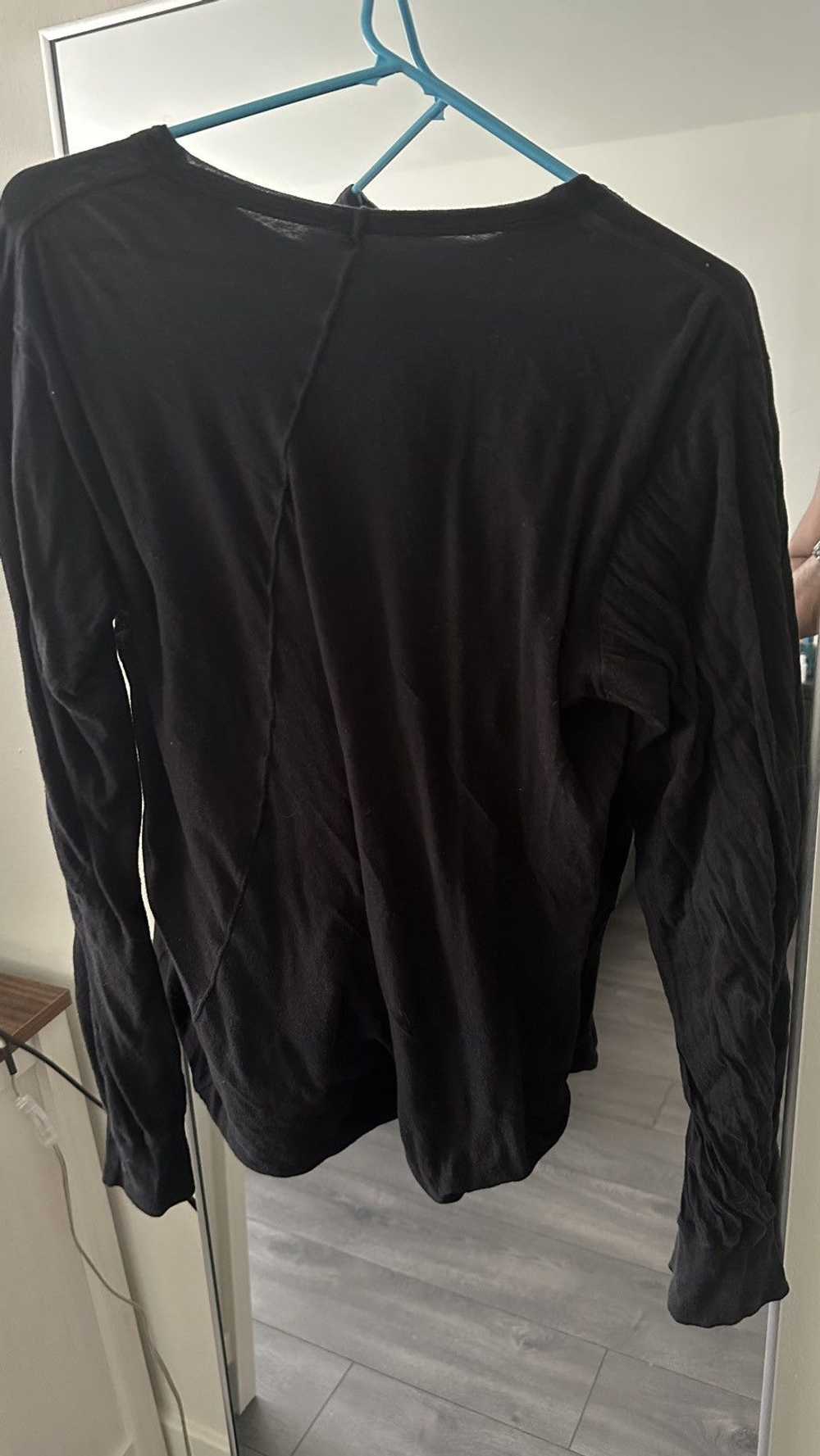 Rick Owens Black Double Unstable T-Shirt - image 3