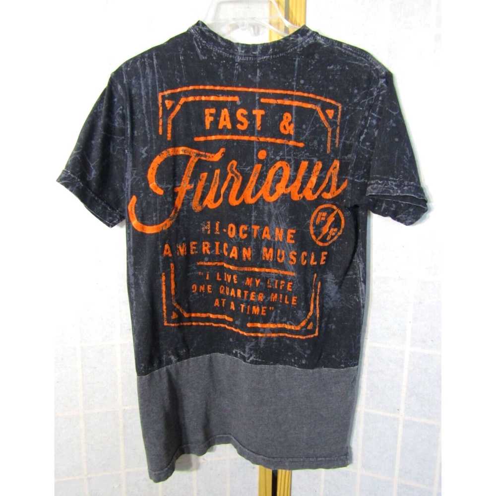 Affliction Affliction Black Orange Short Sleeve T… - image 3