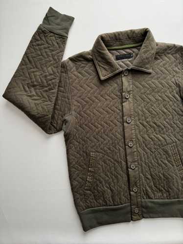 Original Fake SS08 Zig Zag Quilted Button Up