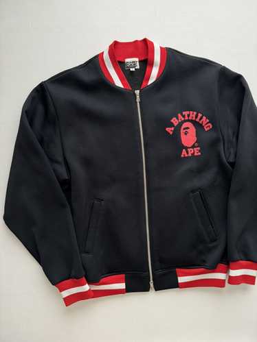 Bape 2007 College Logo Fleece Zip Up Jacket