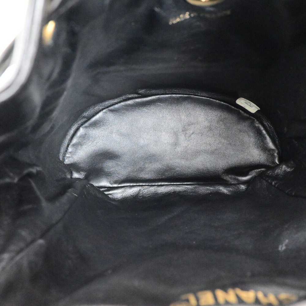 Chanel Duma Black Leather Backpack Bag (Pre-Owned) - image 11