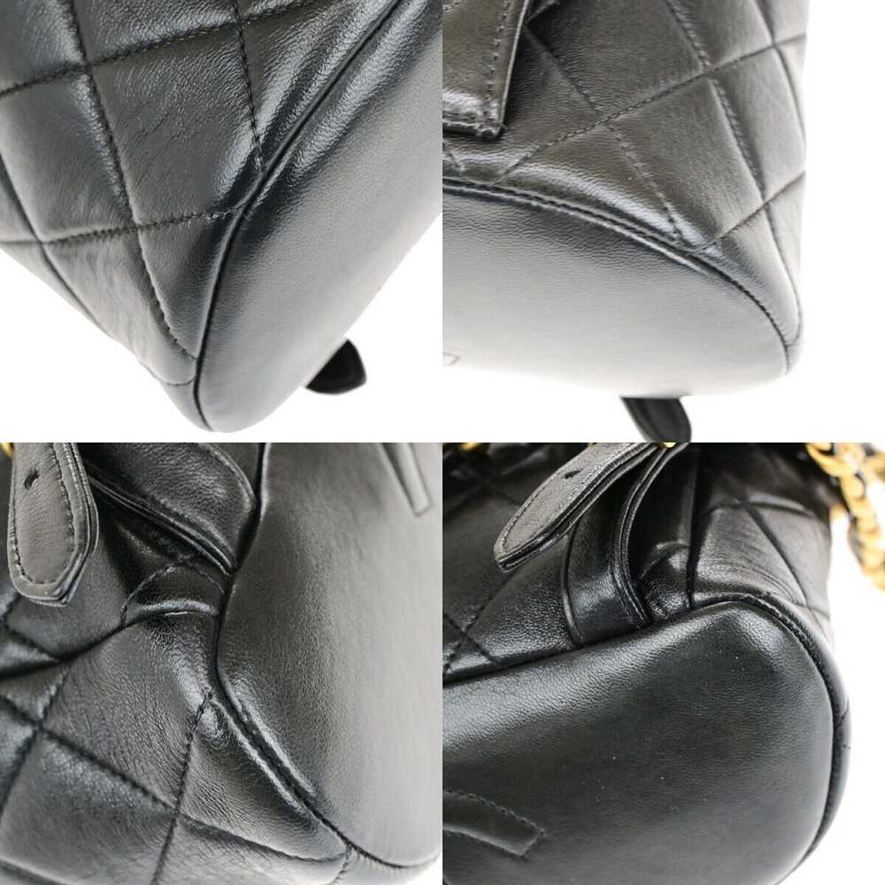 Chanel Duma Black Leather Backpack Bag (Pre-Owned) - image 7