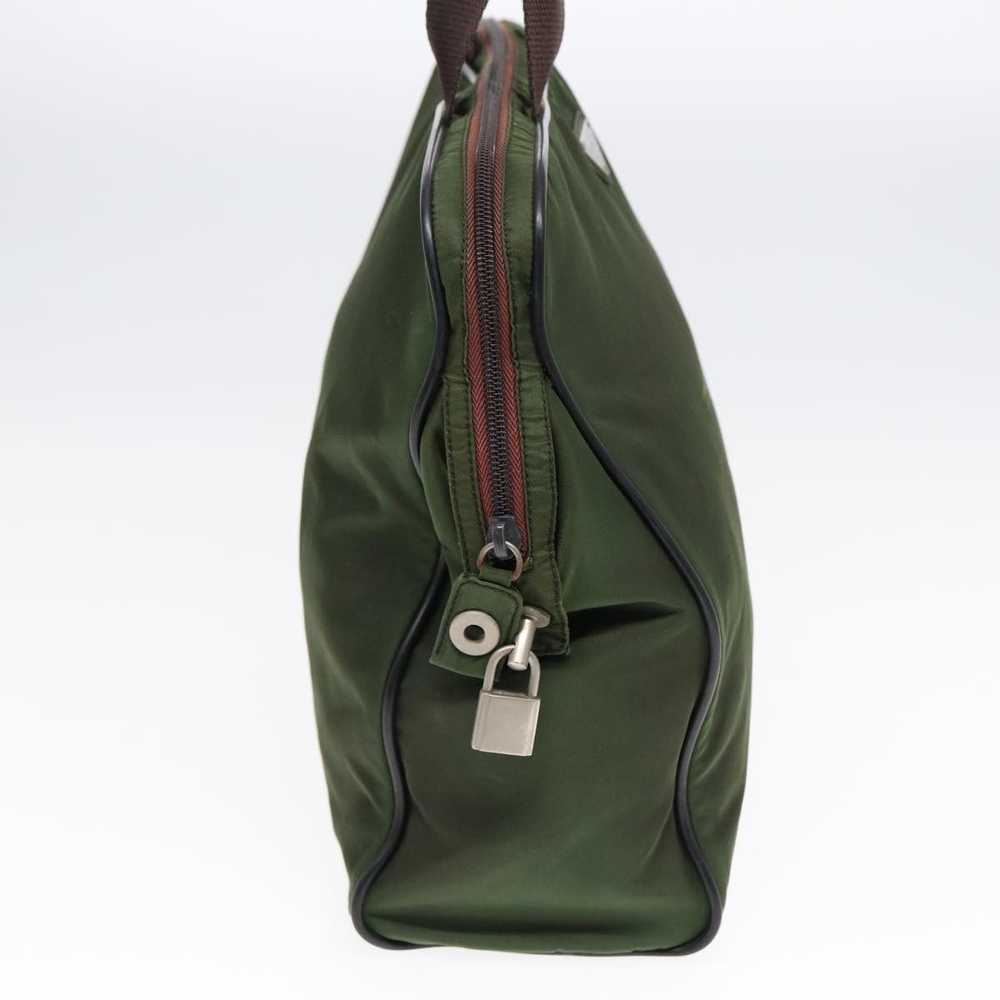 Prada Tessuto Khaki Synthetic Handbag (Pre-Owned) - image 3