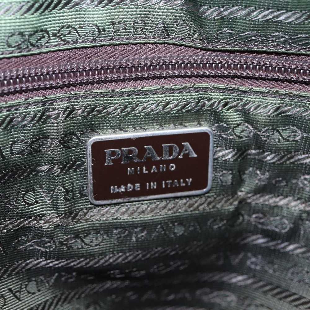 Prada Tessuto Khaki Synthetic Handbag (Pre-Owned) - image 9