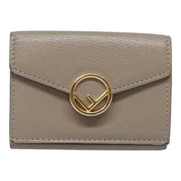 Fendi Beige Leather Wallet (Pre-Owned)