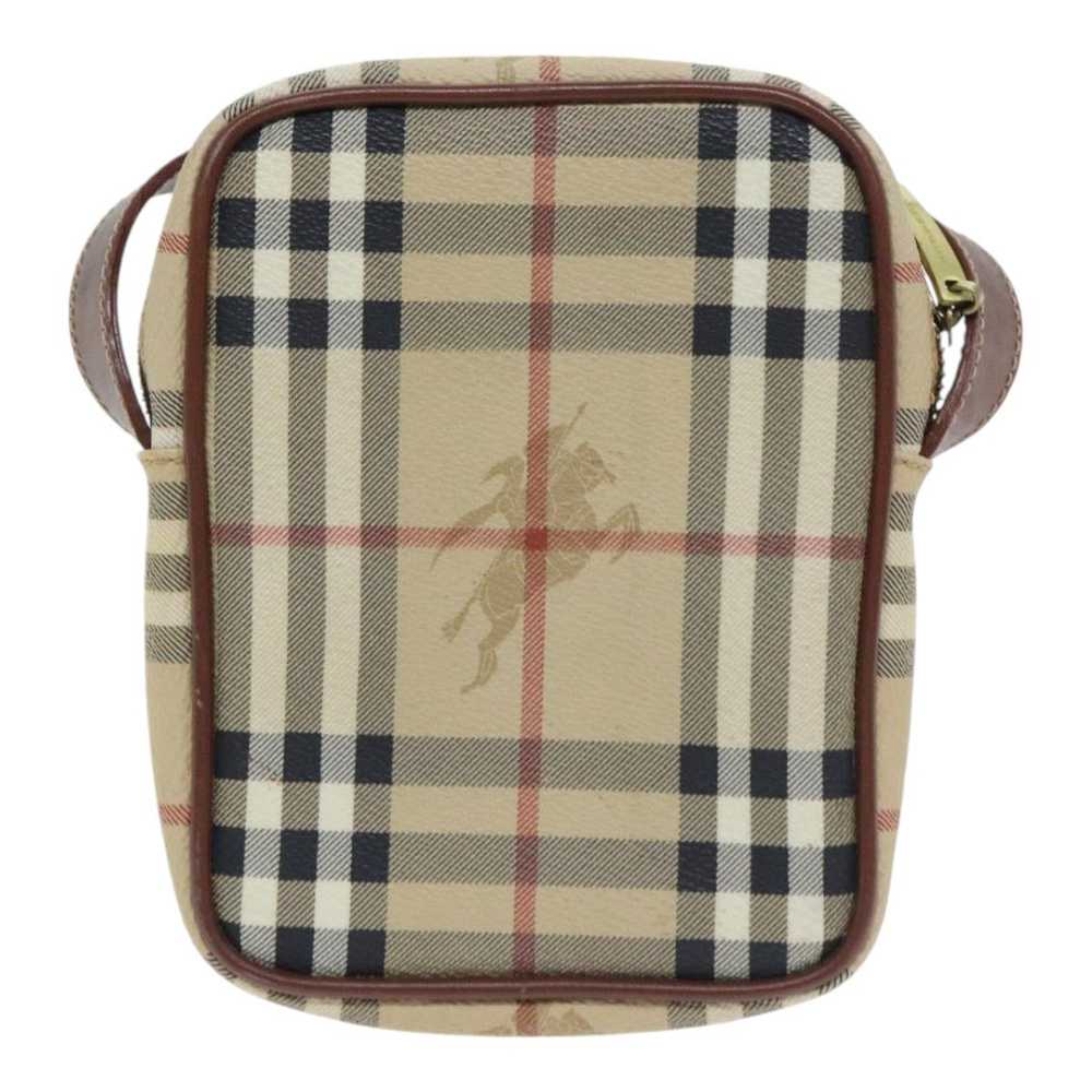 Burberry Nova Check Beige Leather Shoulder Bag (P… - image 1