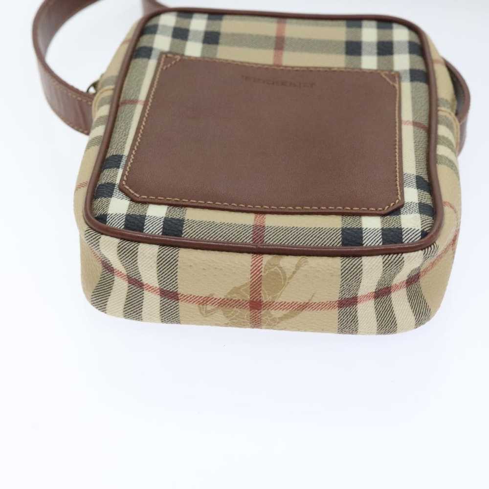 Burberry Nova Check Beige Leather Shoulder Bag (P… - image 7