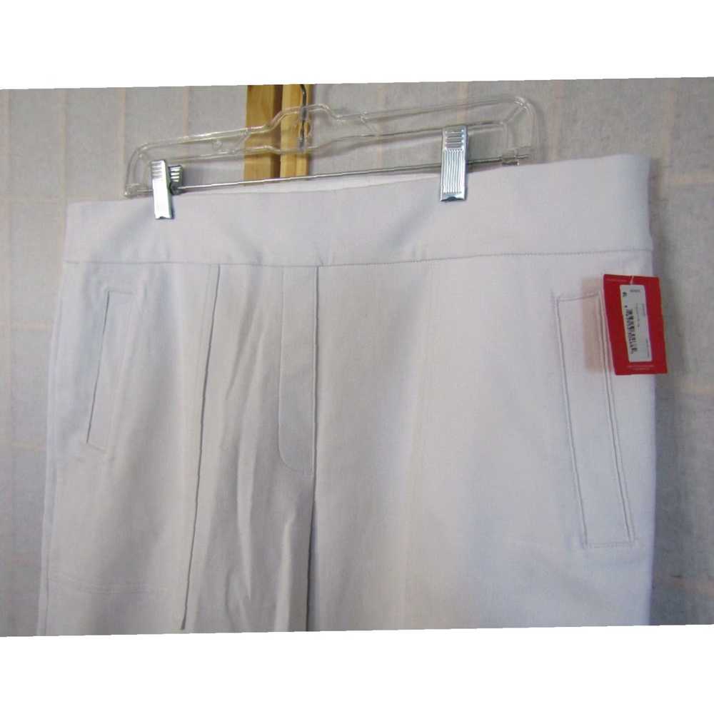 Spanx Cropped Wide Leg Cotton Rayon Blend White T… - image 2